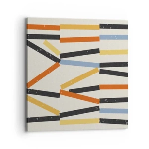 Impression sur toile - Image sur toile - Composition de niveaux - 70x70 cm