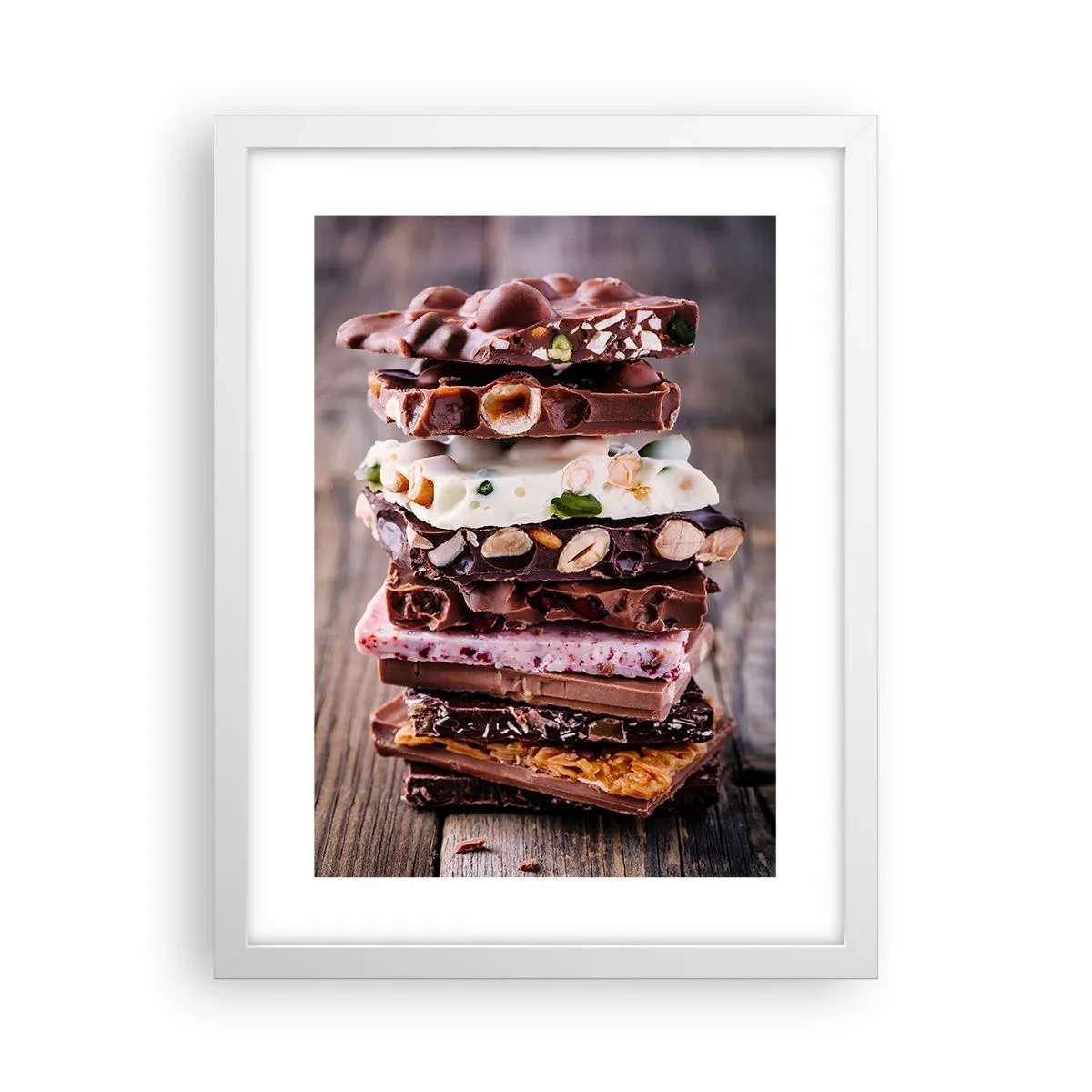 Affiche dans un cadre blanc - Poster - Une perspective réjouissante - 30x40 cm