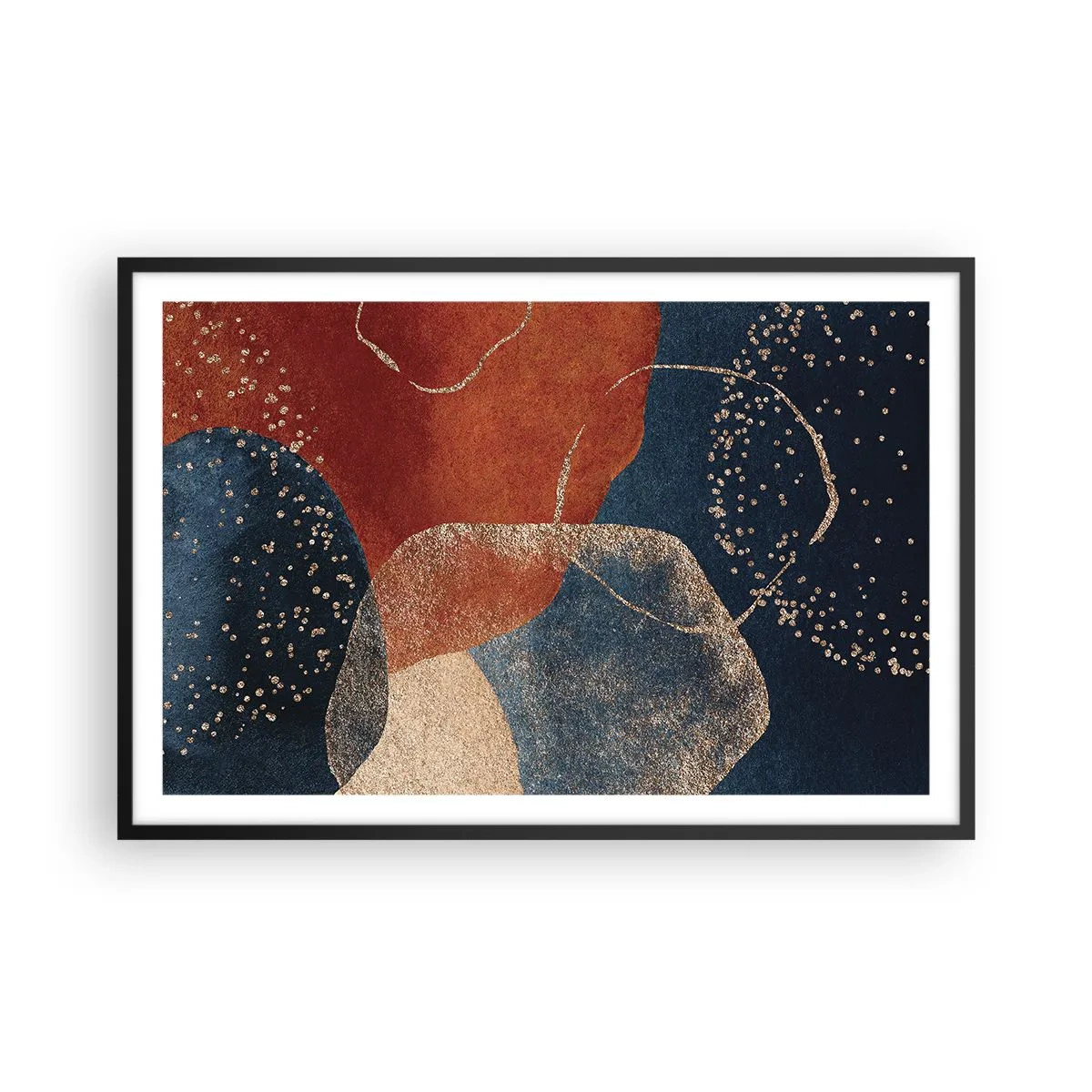 Affiche dans un cadre noir - Poster - La légèreté de l'être - 91x61 cm