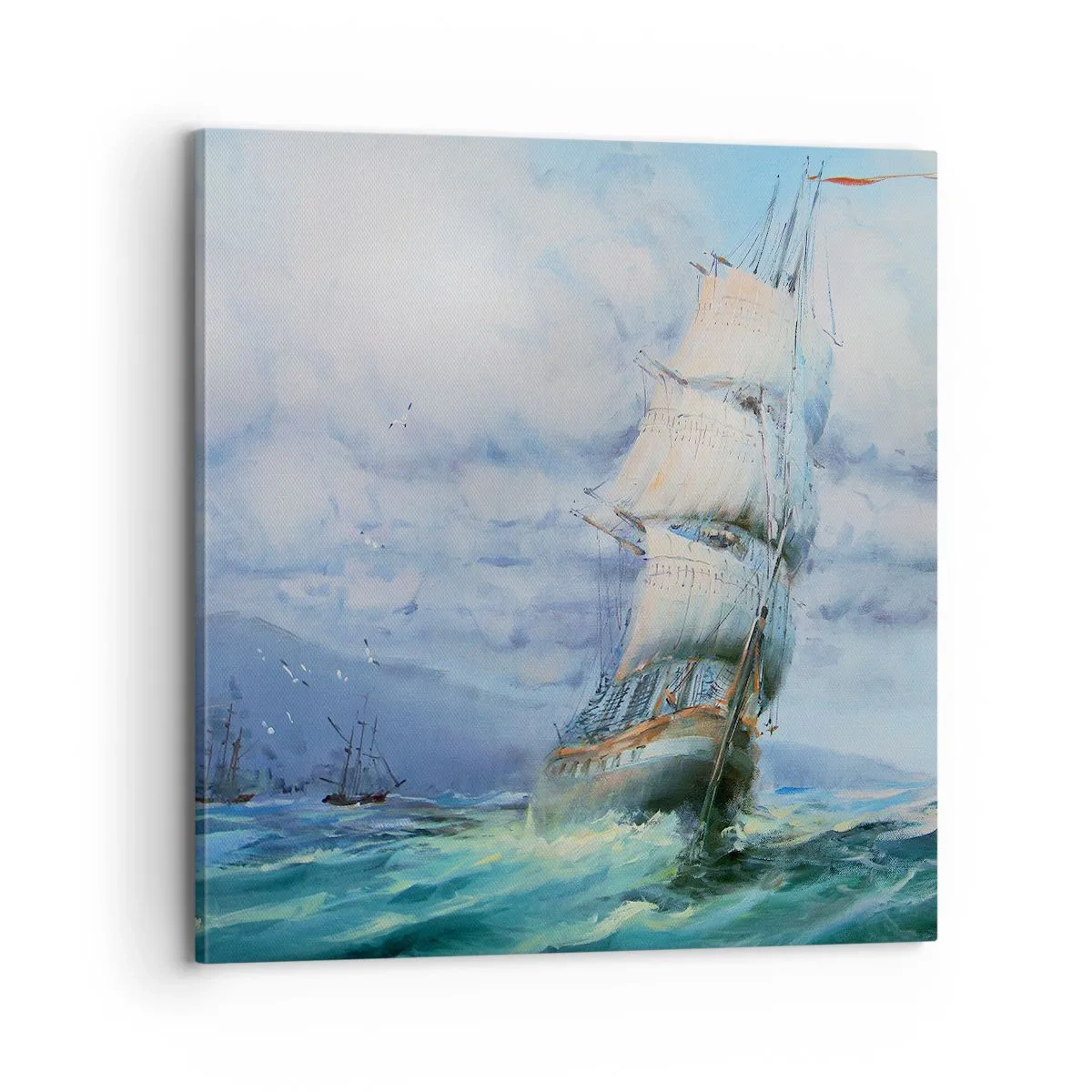 Impression sur toile - Image sur toile - Vents favorables - 70x70 cm