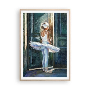 Affiche dans un chêne clair - Poster - Avant le show - 70x100 cm