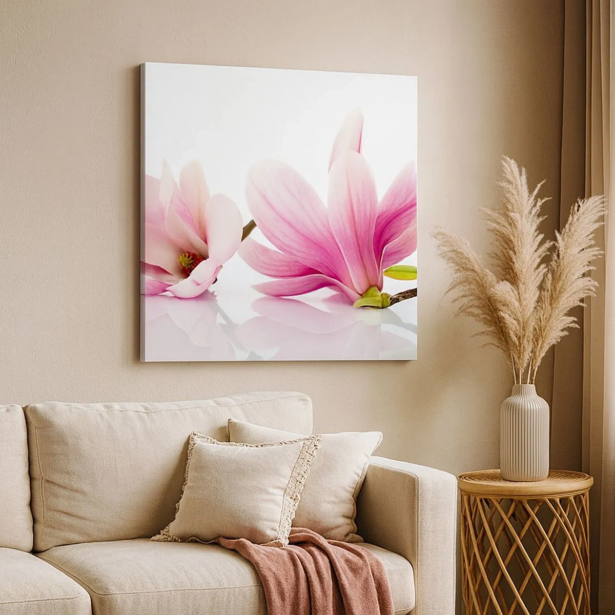 Impression sur toile - Image sur toile - Délicat comme une brise de printemps - 30x30 cm