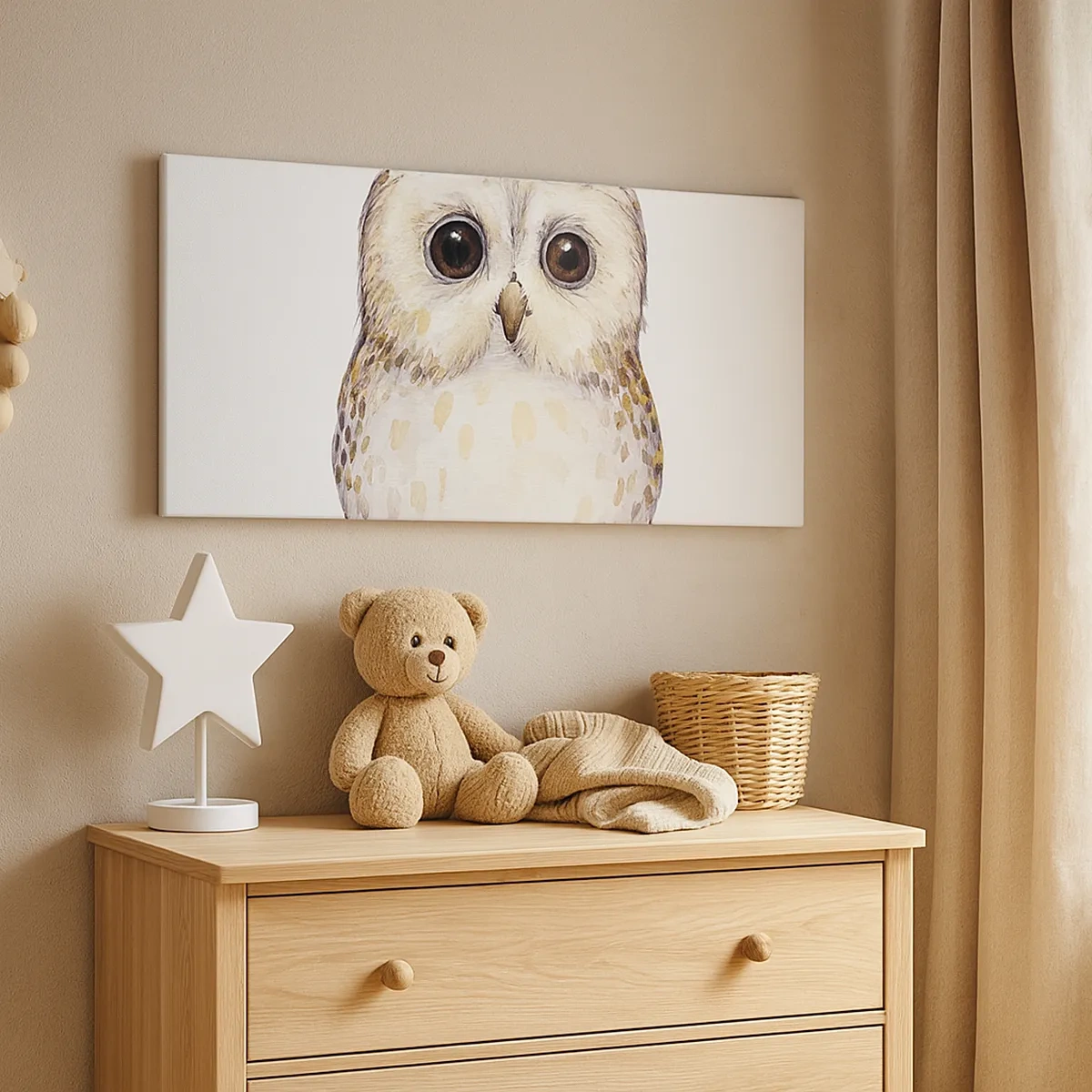 Impression sur toile - Image sur toile - Regarde-moi dans les yeux - 30x30 cm