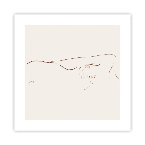 Affiche - Poster - La forme du désir - 40x40 cm