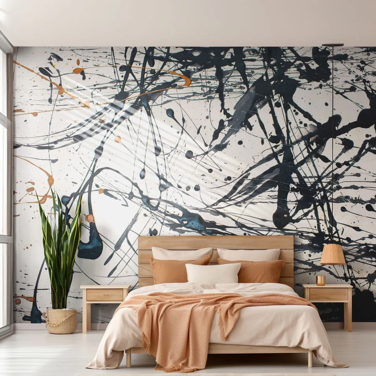 Papier Peint Photo Premium Canvas - Ca a du sens ou ça n'en a pas ? - Abstraction, Graphique, Morceau - 150x105 cm