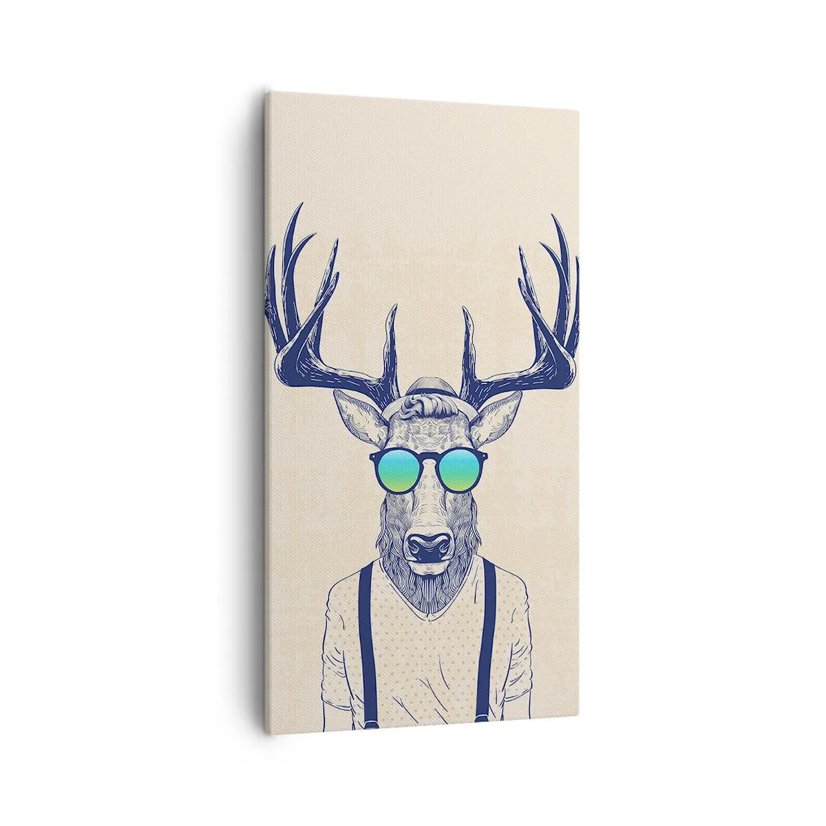 Impression sur toile - Image sur toile - A qui vous attendiez-vous ? - 55x100 cm