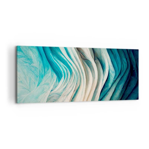 Impression sur toile - Image sur toile - Insatiabilité bleue - 100x40 cm
