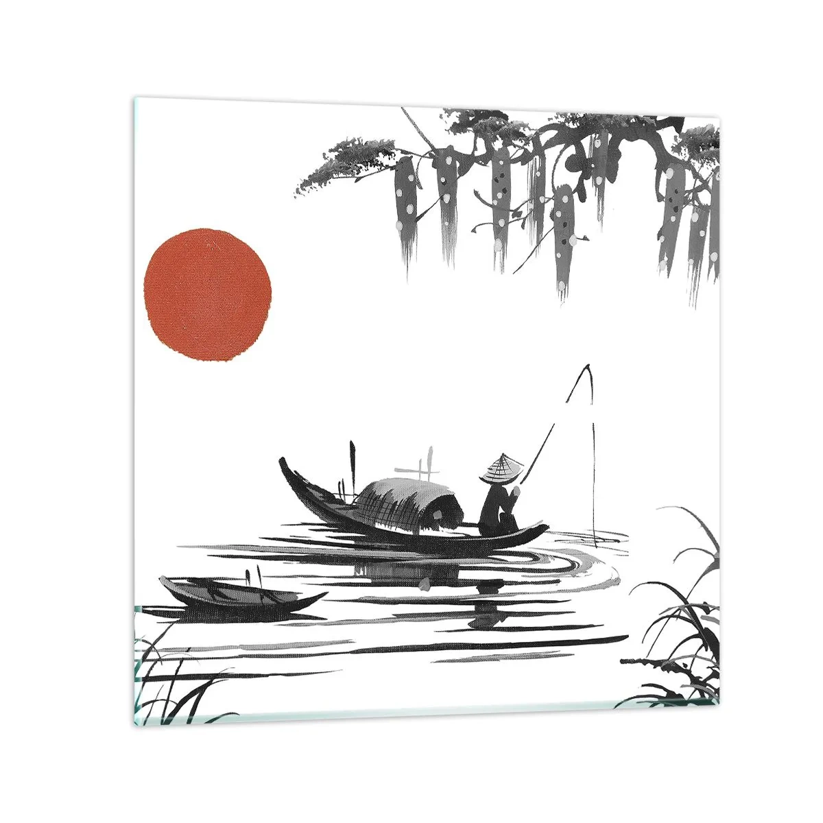 Impression sur verre - Image sur verre - Après-midi asiatique - 50x50 cm