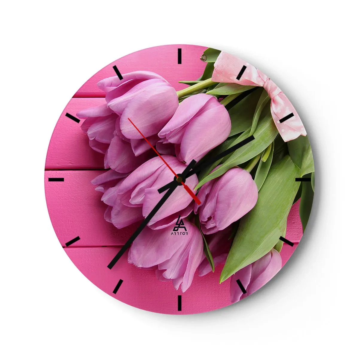 Horloge murale - Pendule murale - Juste pour toi - 40x40 cm