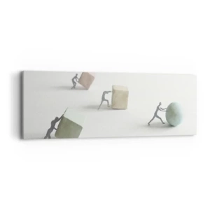 Impression sur toile - Image sur toile - Rien que la vie - 90x30 cm