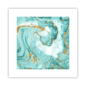 Affiche - Poster - Sous la grande vague de l'ère Edo - 30x30 cm