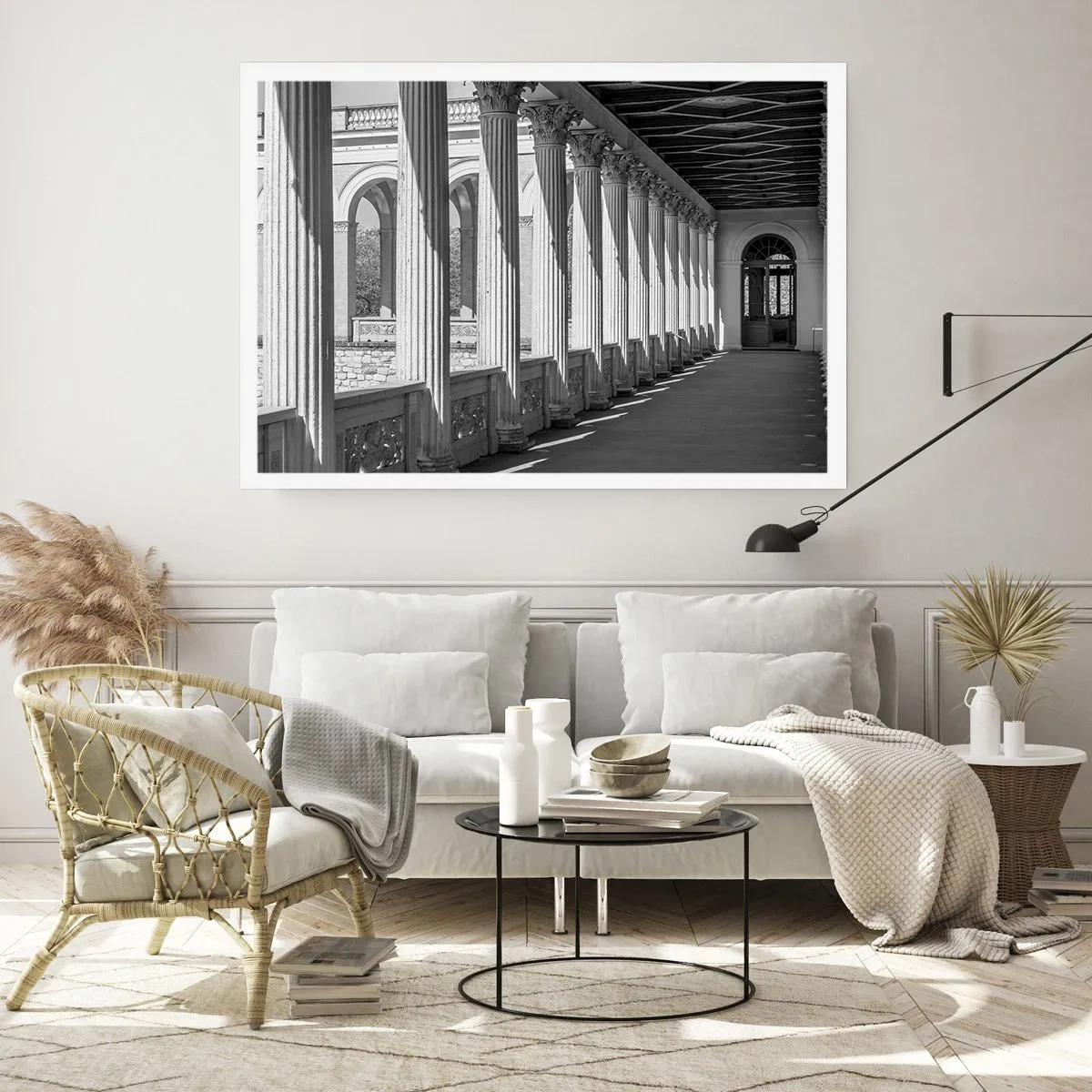 Affiche - Poster - Arcade ensoleillée - 70x50 cm