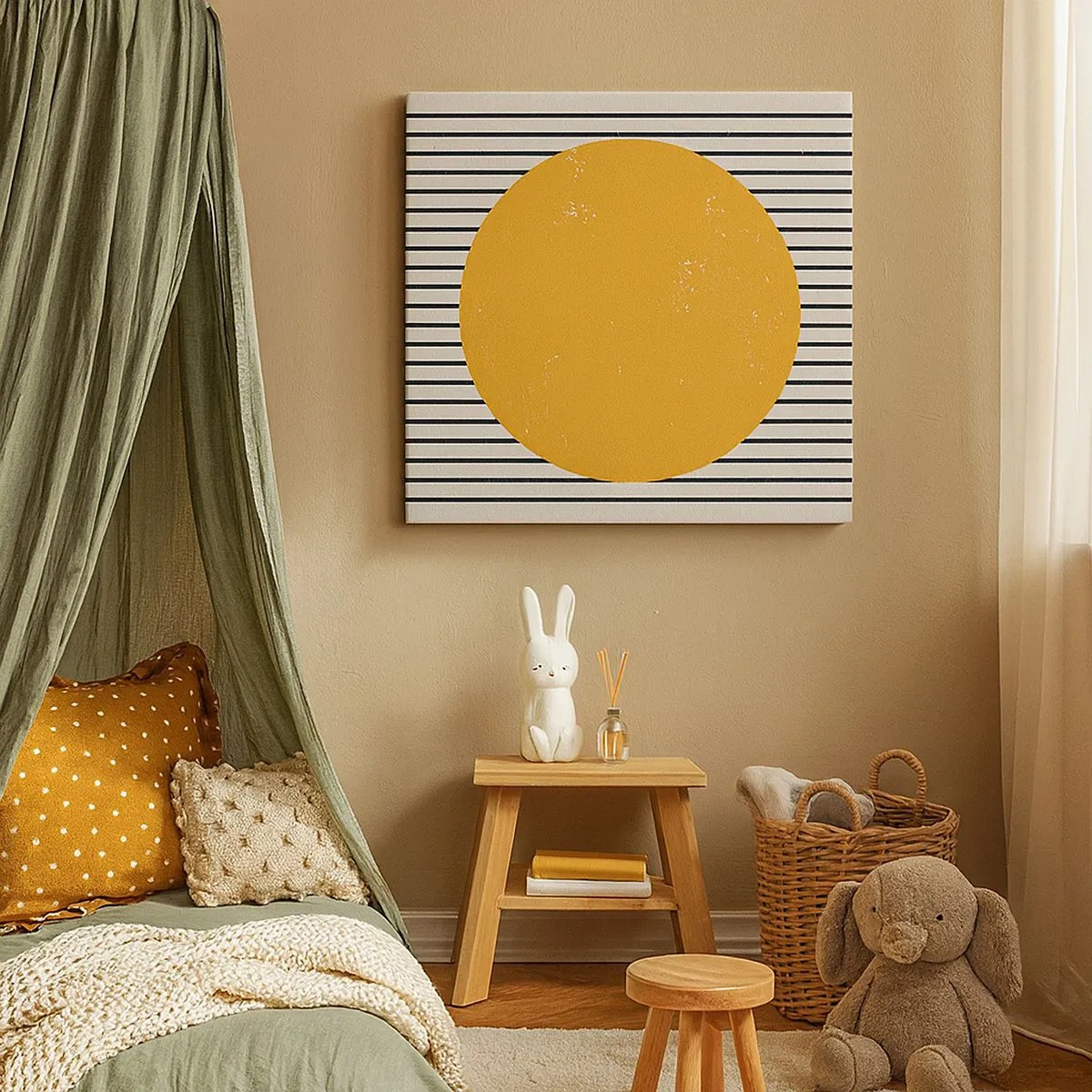 Impression sur toile - Image sur toile - Le pouvoir de la simplicité - 30x30 cm