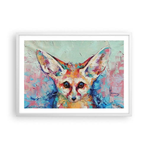 Affiche dans un cadre blanc - Poster - Etes-vous prêts pour moi? - 70x50 cm