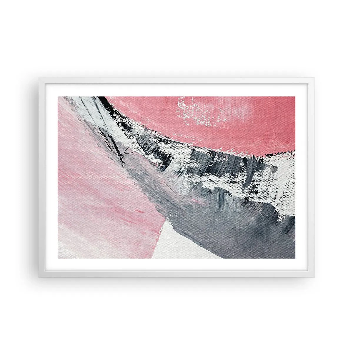 Affiche dans un cadre blanc - Poster - Composition assortie - 70x50 cm