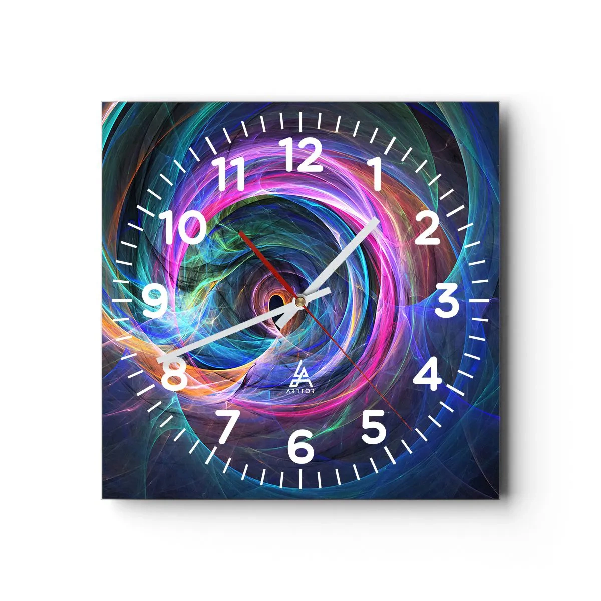 Horloge murale - Pendule murale - Où m'emmènes-tu ? - 40x40 cm
