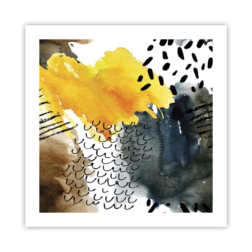 Affiche - Poster - Rencontre des éléments - 50x50 cm