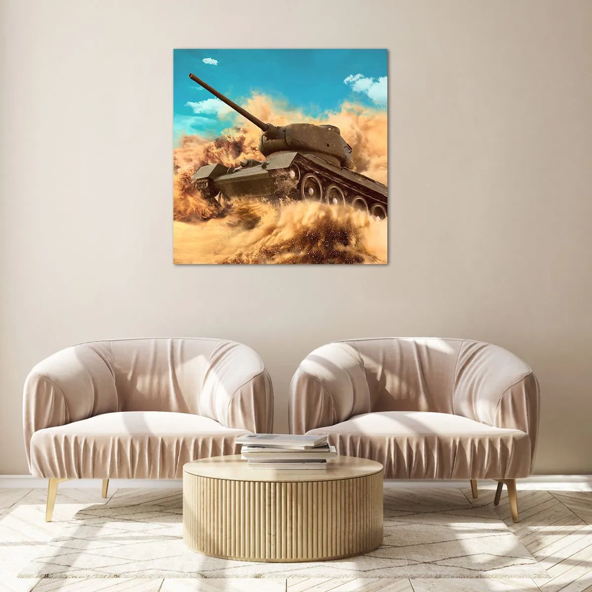 Impression sur verre - Image sur verre - Insurmontable - 70x70 cm