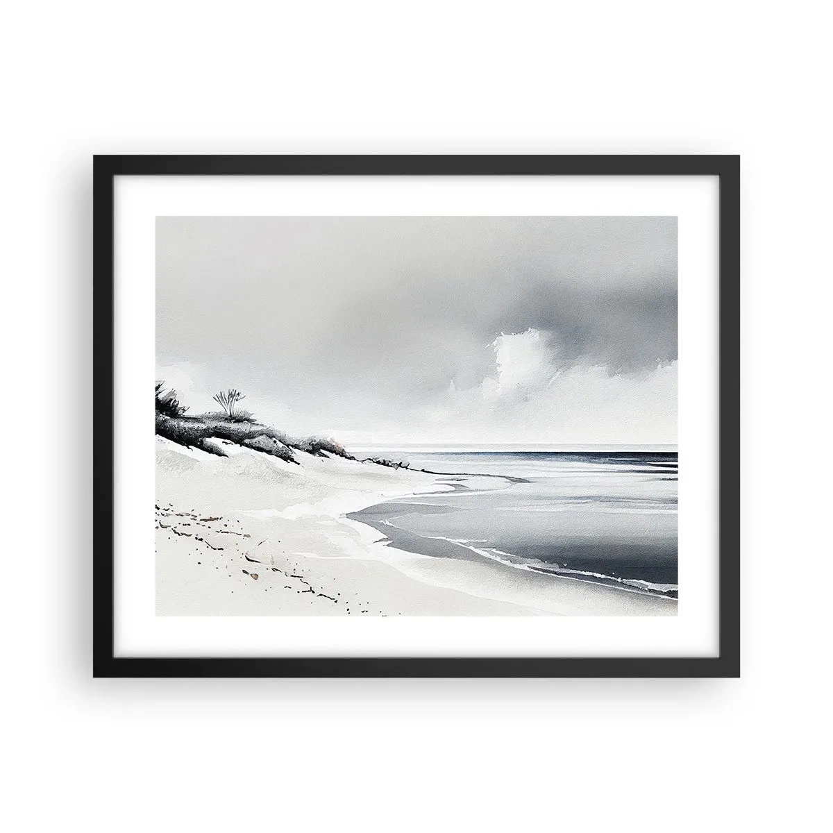 Affiche dans un cadre noir - Poster - Ensemble depuis toujours - 50x40 cm