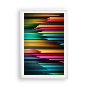 Affiche dans un cadre blanc - Poster - Un organe de lumière - 61x91 cm