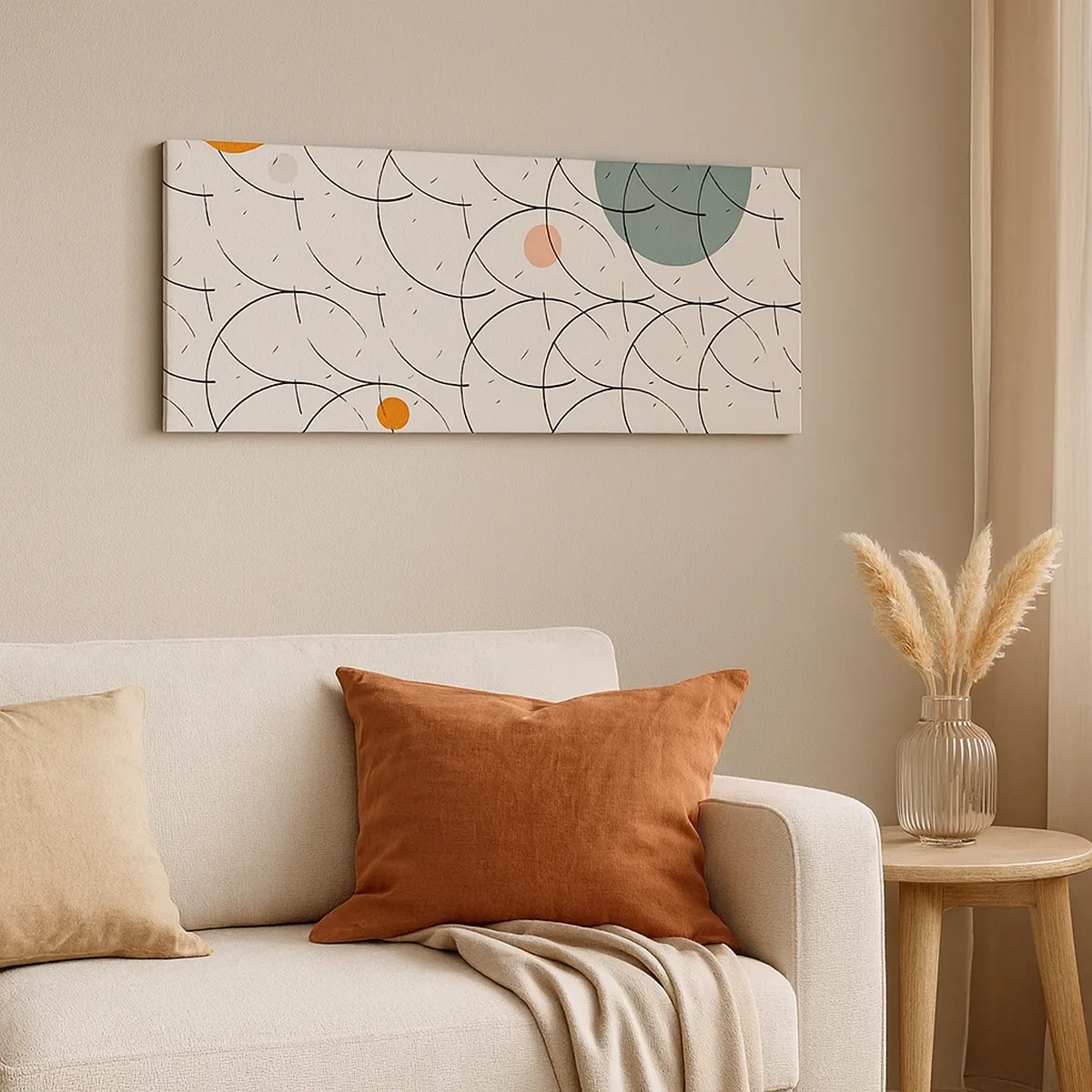 Impression sur toile - Image sur toile - Dans l'esprit pop art - 30x30 cm