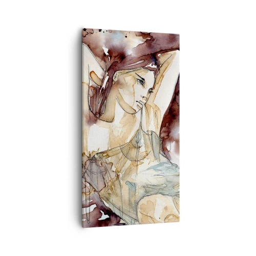 Impression sur toile - Image sur toile - D'humeur lilas - 55x100 cm