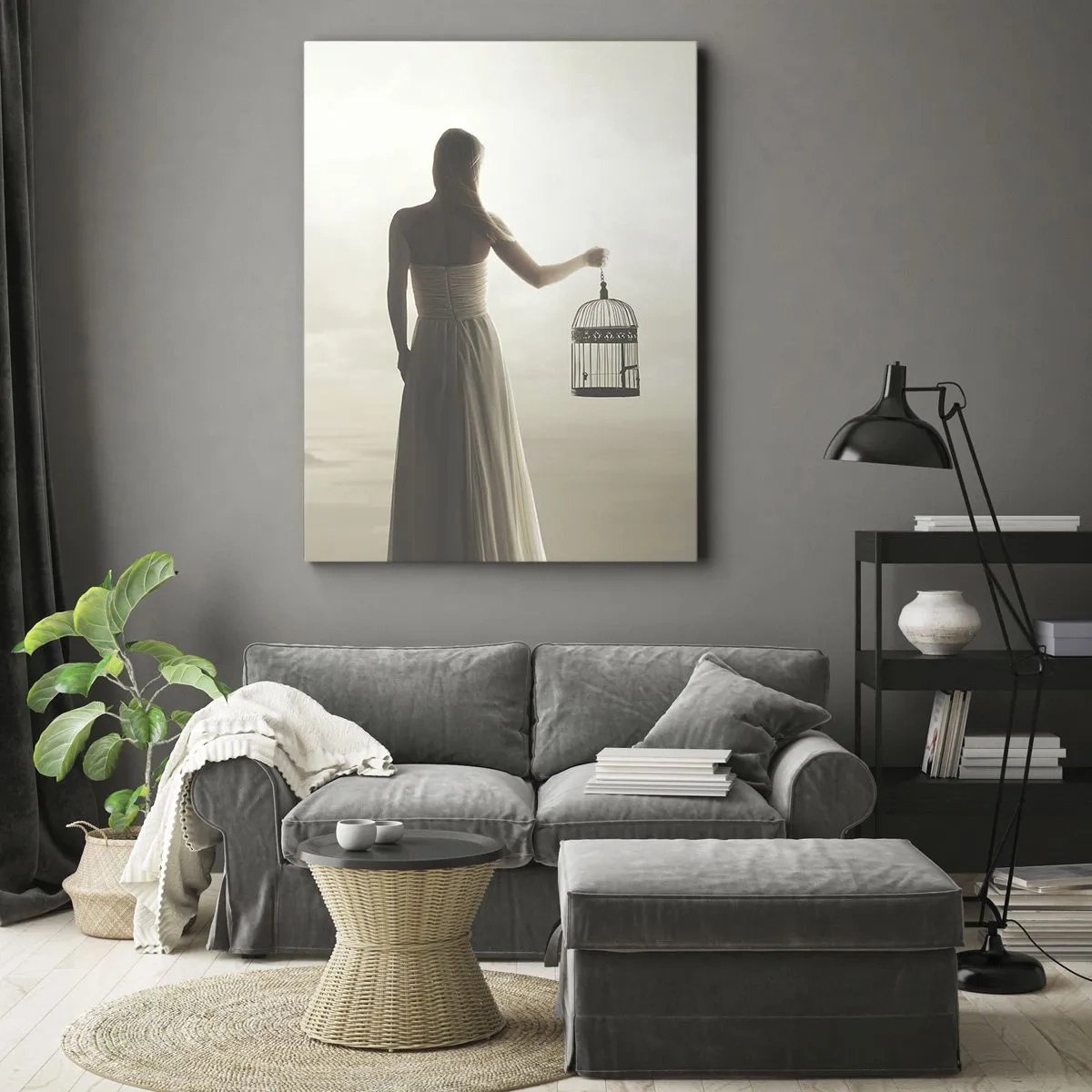Impression sur toile - Image sur toile - Soi libre - 45x80 cm