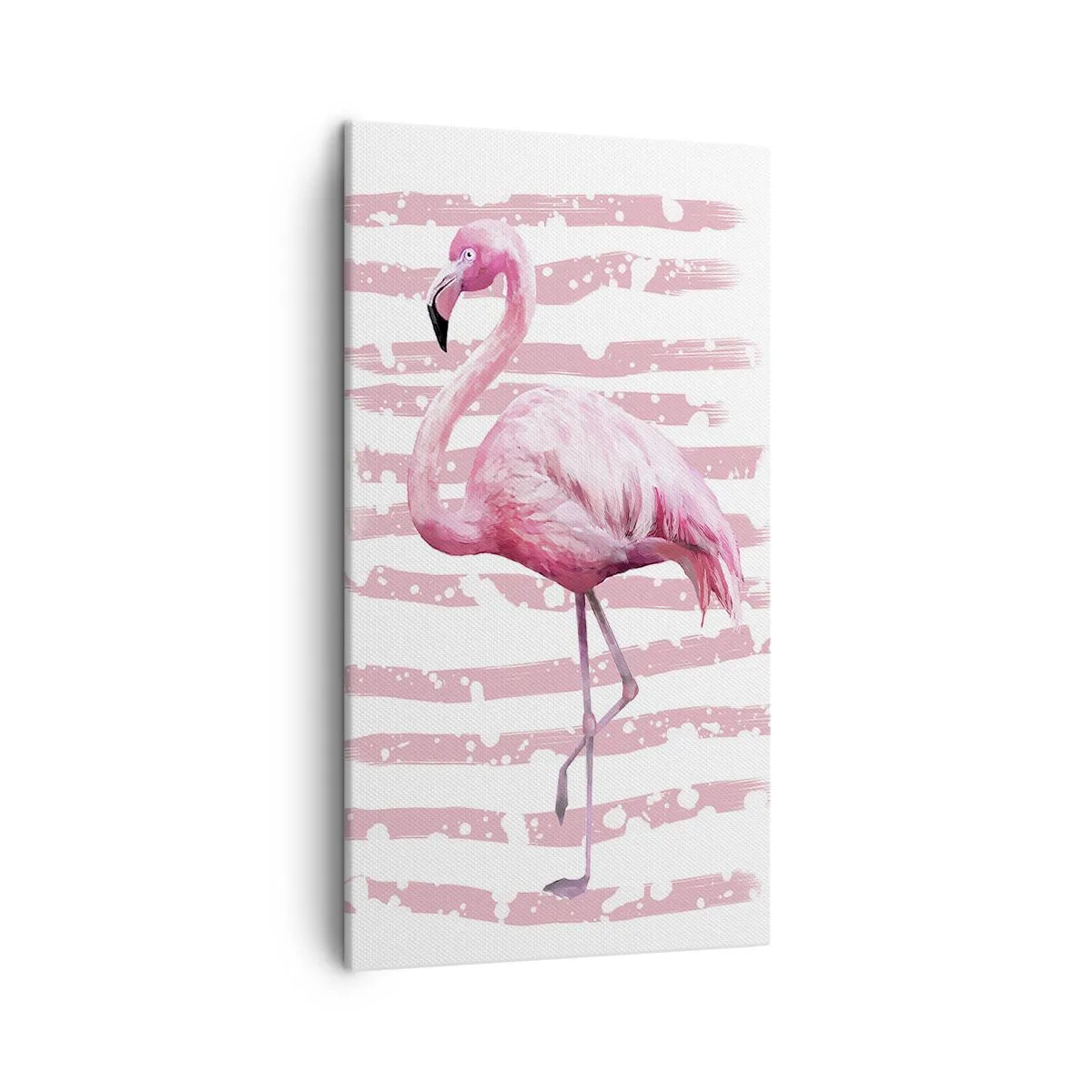 Impression sur toile - Image sur toile - Avec dignité, bien qu'en rose - 45x80 cm