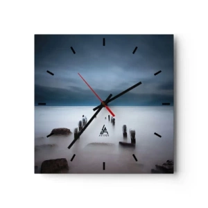 Horloge murale - Pendule murale - Lac pensif - 40x40 cm