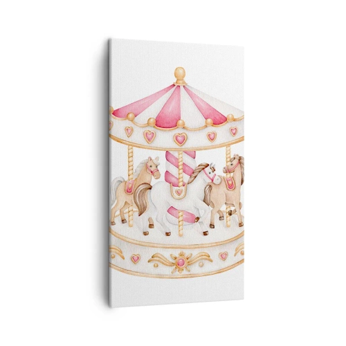 Impression sur toile - Image sur toile - Le doux monde de l'enfance - 45x80 cm