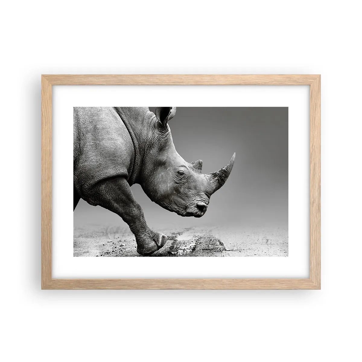 Affiche dans un chêne clair - Poster - Force inarrêtable - 40x30 cm