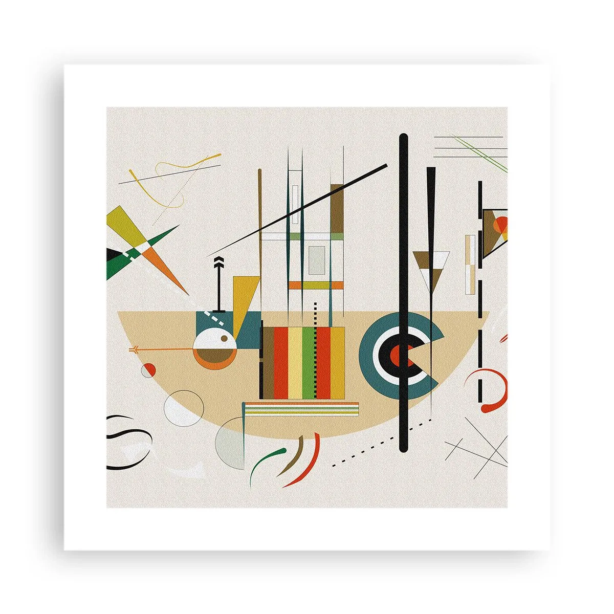 Affiche - Poster - Et le monde s’amuse - 40x40 cm