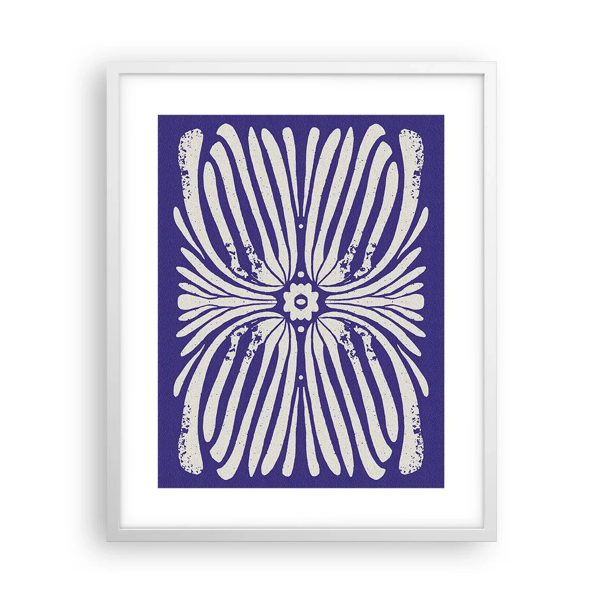 Affiche dans un cadre blanc - Poster - Inspirations ethniques - 40x50 cm