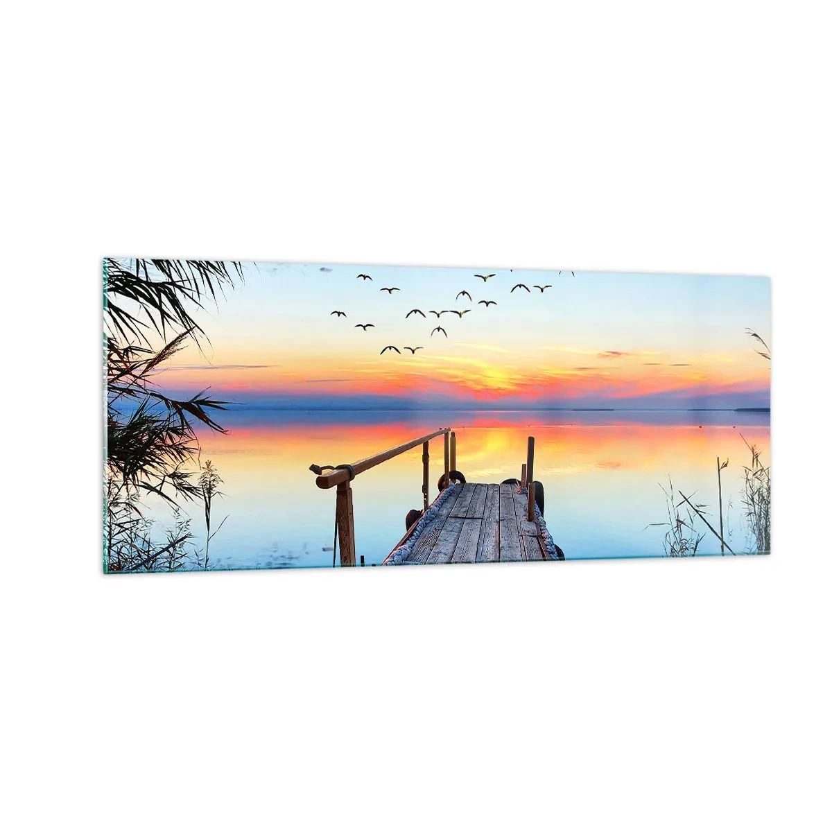 Impression sur verre - Image sur verre - Il est temps de rentrer... - 100x40 cm