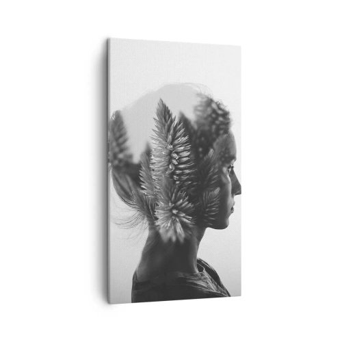 Impression sur toile - Image sur toile - Dame de la pinède - 45x80 cm