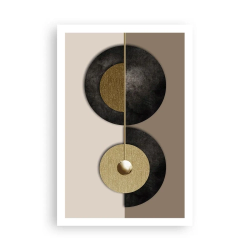 Affiche - Poster - Variations autour du cercle - 61x91 cm