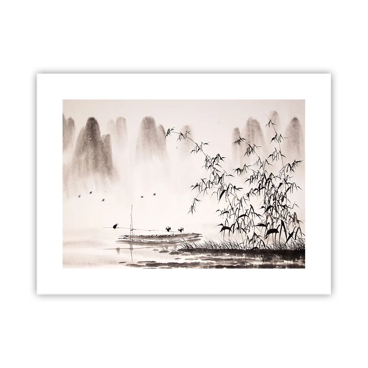 Affiche - Poster - Le silence des rizières - 40x30 cm