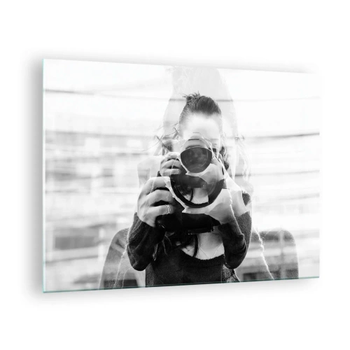 Impression sur verre - Image sur verre - Le créateur et sa matière - 70x50cm - Créateur et matériel - Décoration murale moderne pour le salon et la chambre ARTTOR