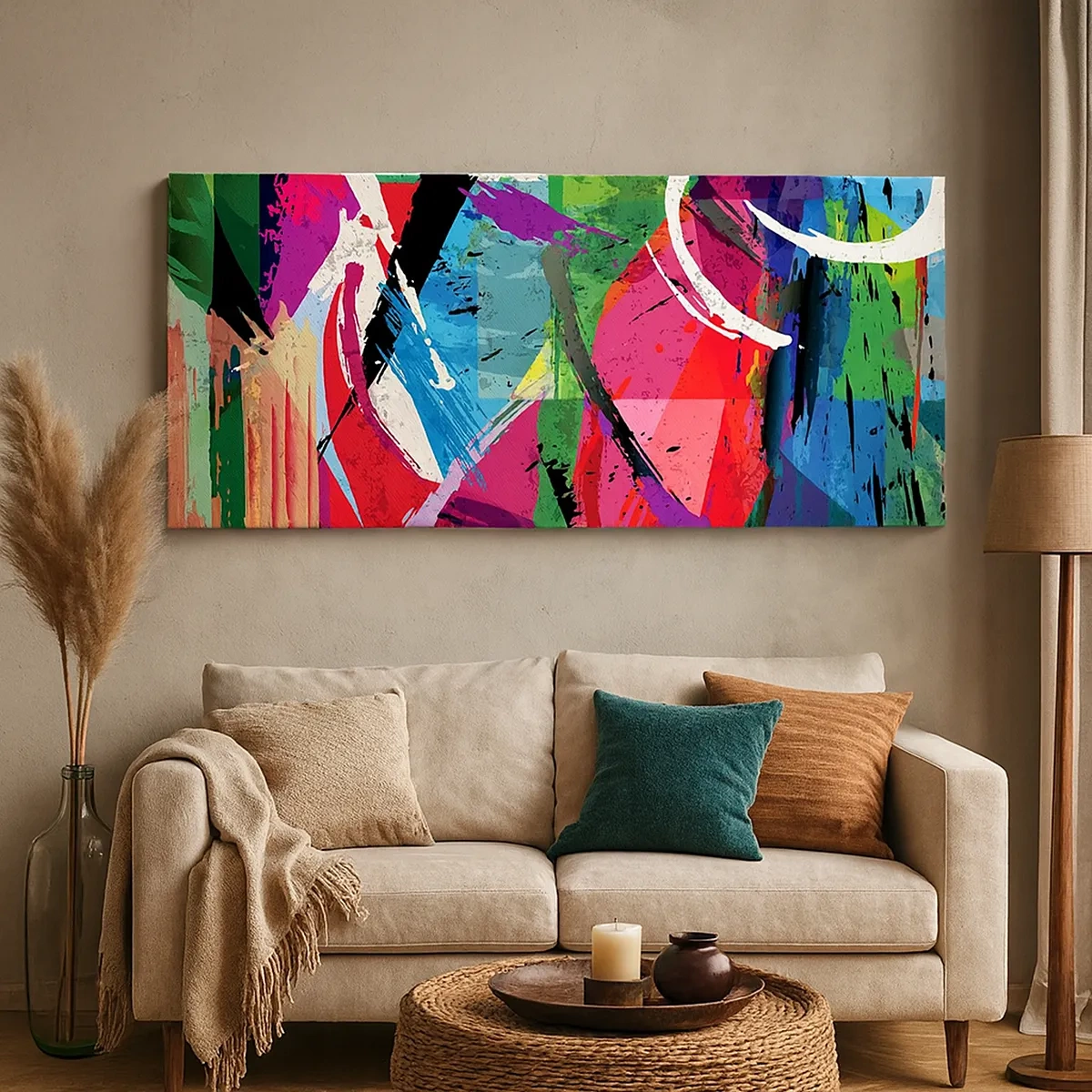 Impression sur toile - Image sur toile - Rapide, vif et bondissant - 30x30 cm