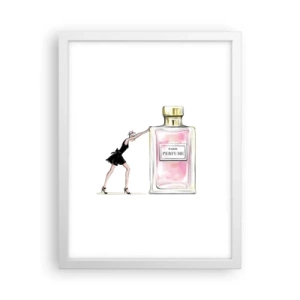 Affiche dans un cadre blanc - Poster - L'essence des femmes - 30x40 cm