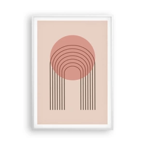 Affiche dans un cadre blanc - Poster - Attraction irrésistible - 70x100 cm