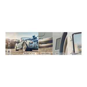 Échantillon de Papier Peint Premium Canvas - Ce qui compte c'est le style - Voiture, Cabriolet, Voyage - 100x30 cm