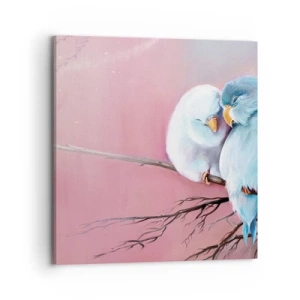 Impression sur toile - Image sur toile - Que dire de plus?... - 70x70 cm