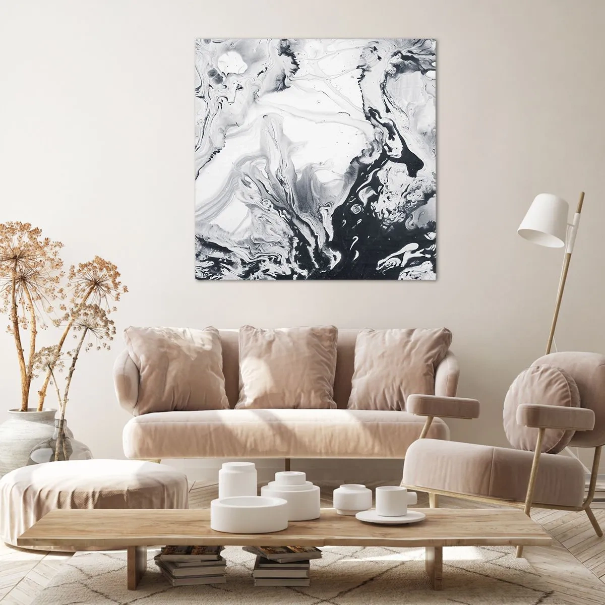 Impression sur toile - Image sur toile - Au centre de la Terre - 70x70 cm