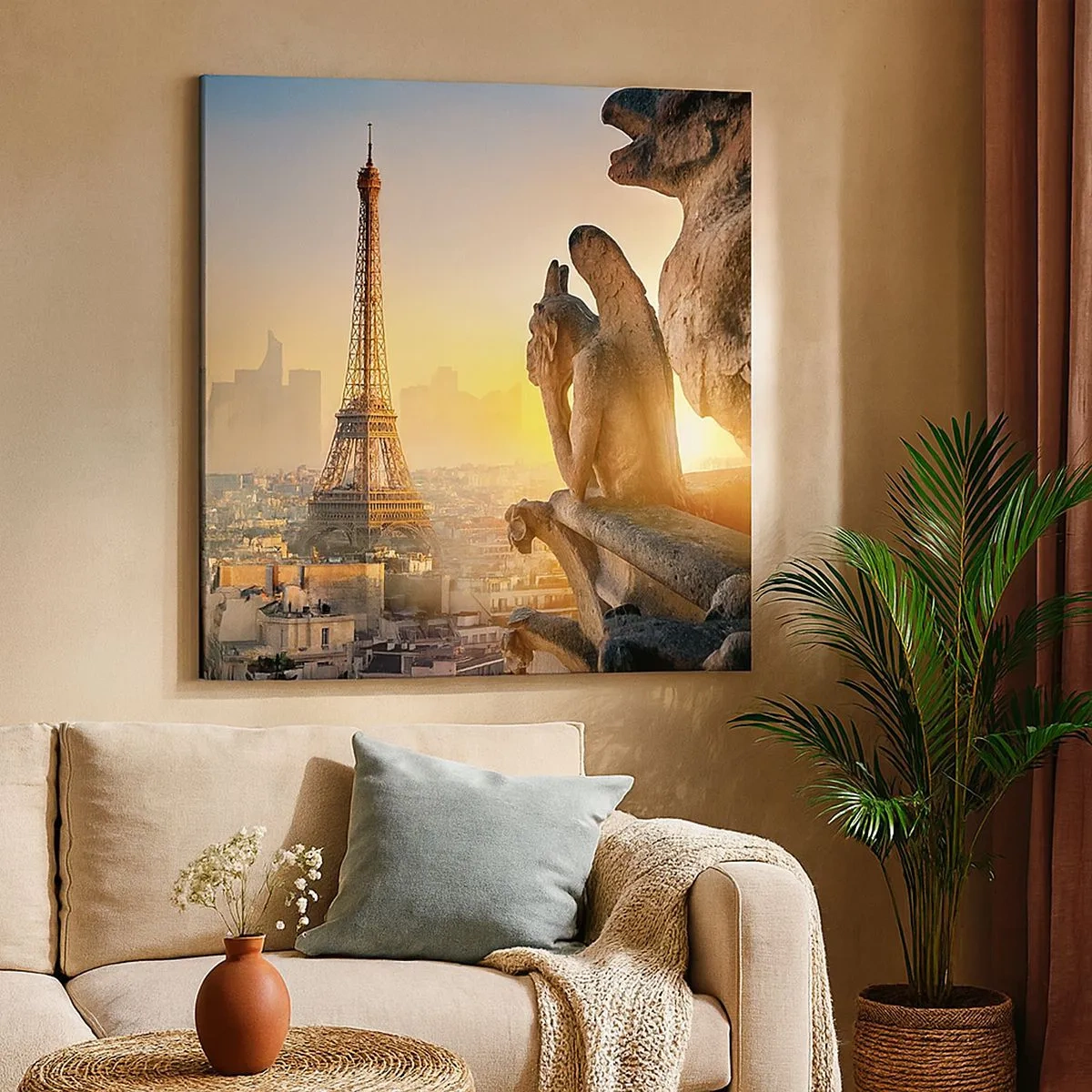 Impression sur toile - Image sur toile - Tellement de choses ont changés... - 30x30 cm