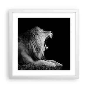 Affiche dans un cadre blanc - Poster - Sans aucun doute - 40x40 cm