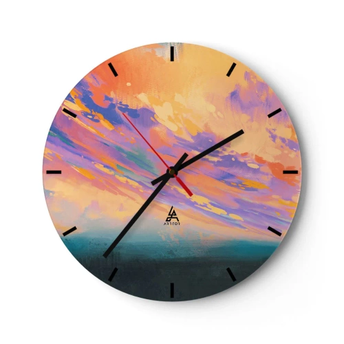 Horloge murale - Pendule murale - La force d'attraction - 40x40 cm
