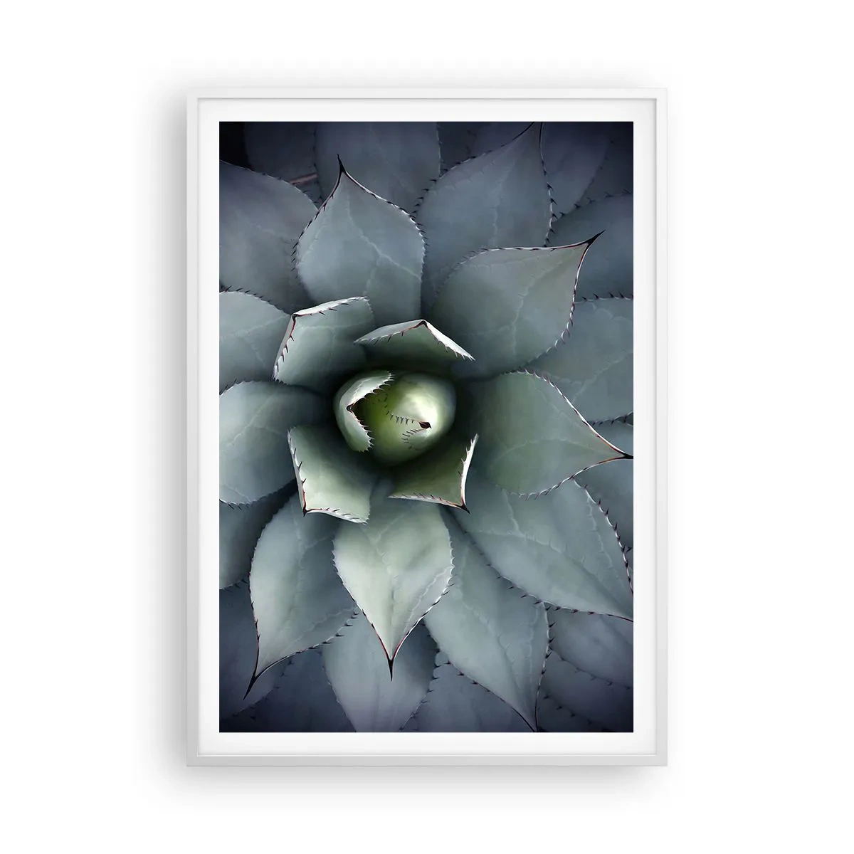 Affiche dans un cadre blanc - Poster - Wabi et observe - 70x100 cm