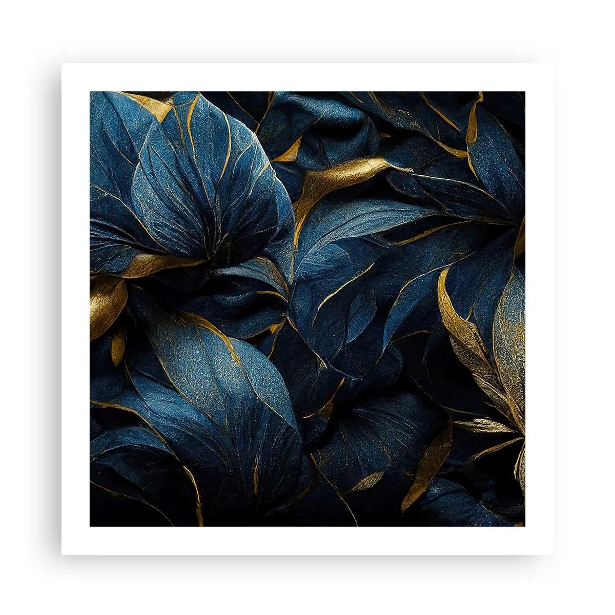 Affiche - Poster - Des dessous dorés - 60x60 cm