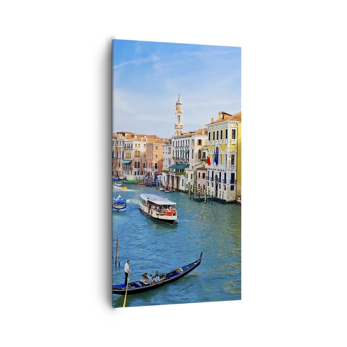 Impression sur toile - Image sur toile - Trafic de rue unique au monde - 65x120 cm